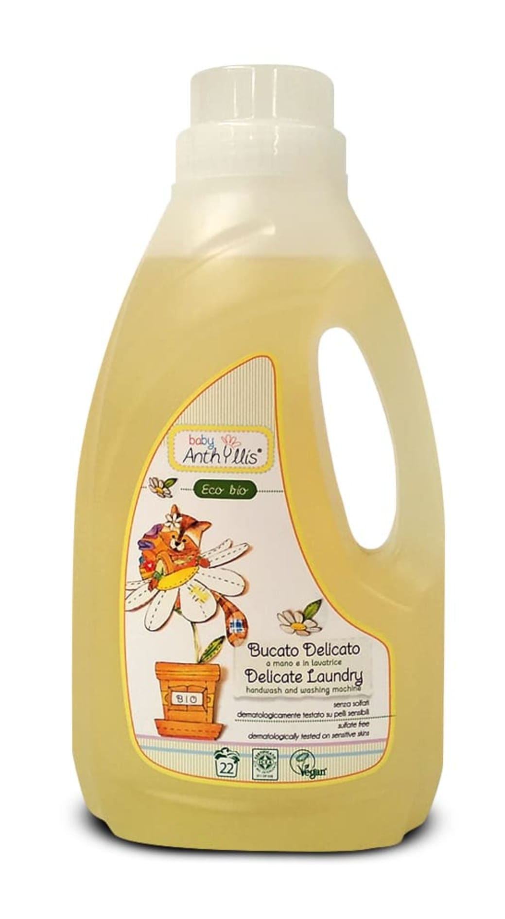 DETERGENTE DELICADO PARA ROPA BABY ECO 1 litro