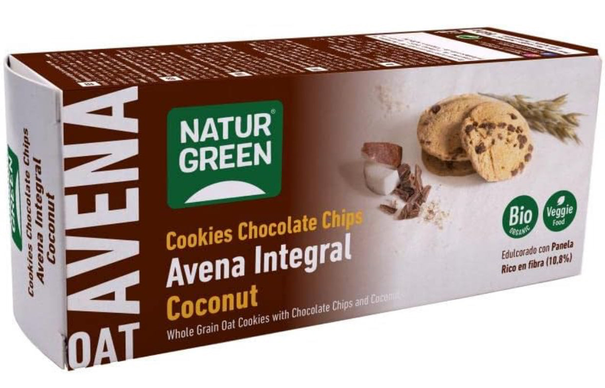 Cookie De Avena Integral Con Coco Bio 140g