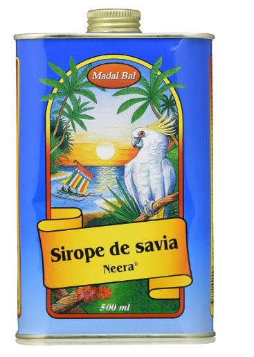 Sirope de Savia Neera 500 ml Madal Bal: Ayuno y Desintoxicación Natural con Arce y Palma