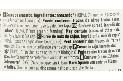 Crema de Anacardo Bio, 250g