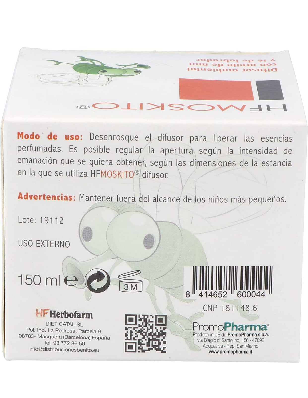 Difusor Ambiental AntiMosquitos 150 ml