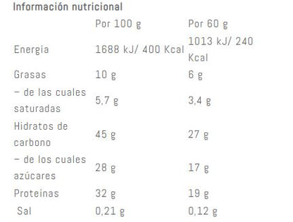 CAJA 24 BARRITAS 32% PROTEIN FRESA 60 G