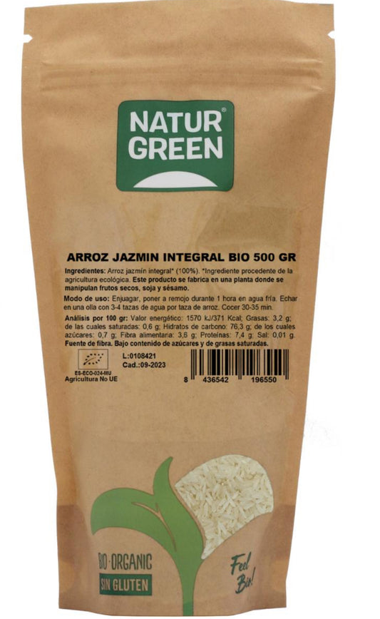 Arroz Jazmín Integral Bio, 500 g