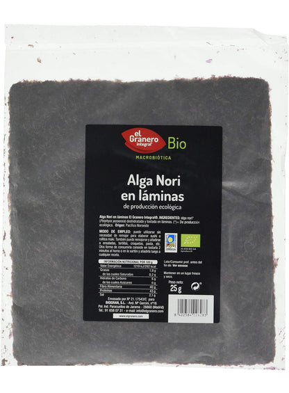 Alga Nori en Láminas Bio 25