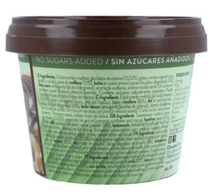 Crema de Avellana y Cacao Sin Azúcar y con Stevia, 200g