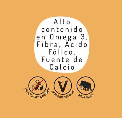 Vitaseeds Semillas Molidas de Lino, Chía, Manzana y Canela sin Gluten Bio, 200g