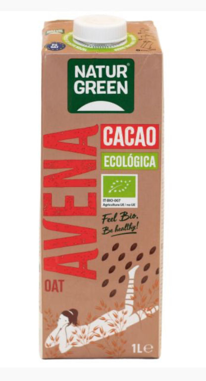 Bebida de Avena Cacao Calcio Bio - 1 Litro