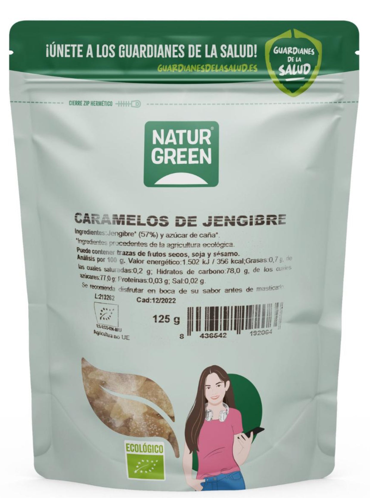 Caramelos de Jengibre 125g