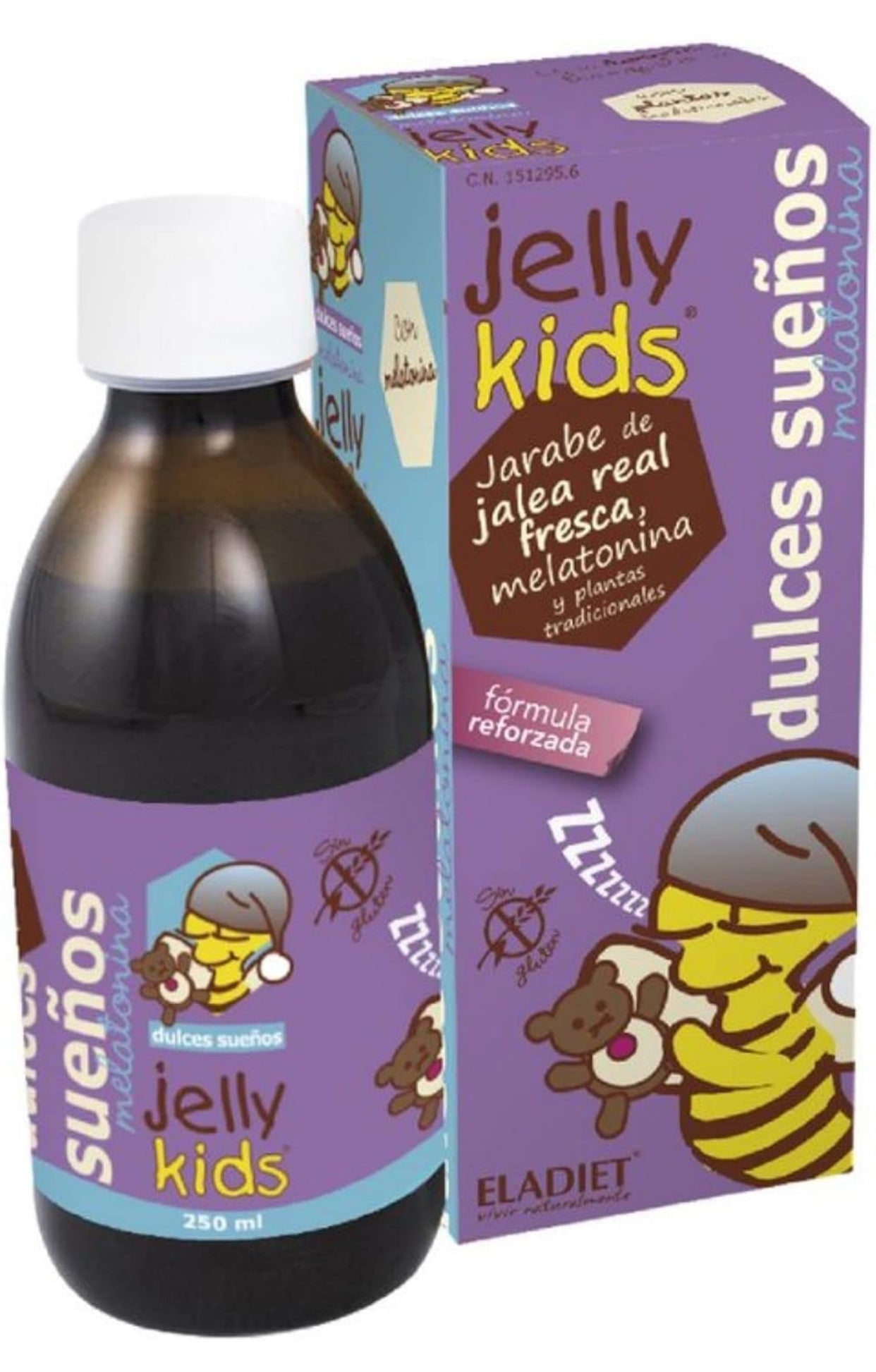 JellyKids Dulces Sueños Jarabe, 250 ml (Frutas)