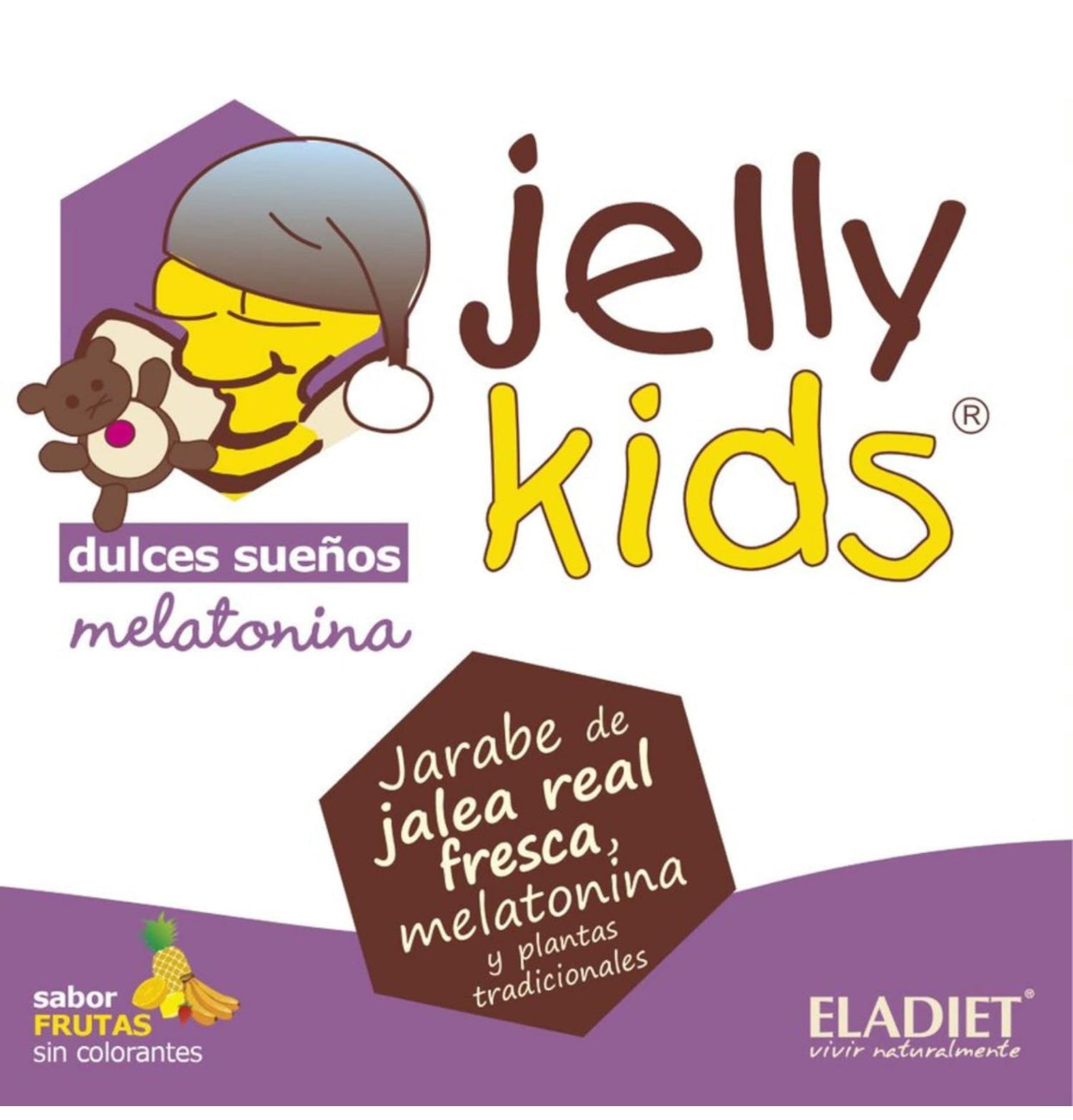 JellyKids Dulces Sueños Jarabe, 250 ml (Frutas)