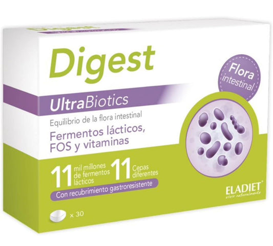 Digest UltraBiotics, 30 Comprimidos