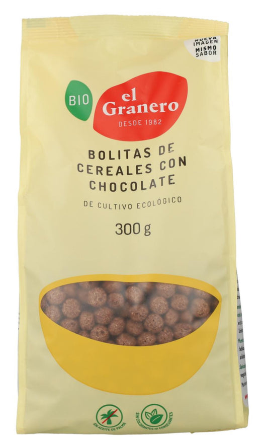 Bolitas de Cereales con Chocolate BIO 350 g