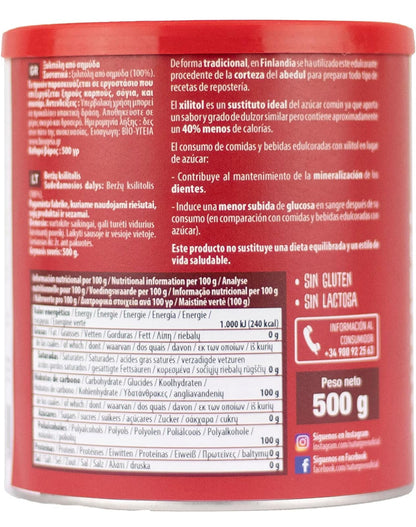 Azúcar de Abedul Xilitol - 500 g