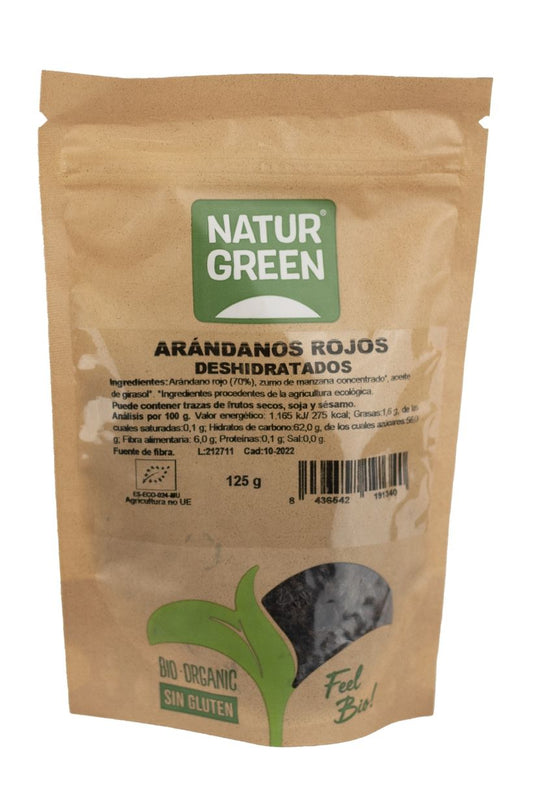 Arándanos Rojos Deshidratados Ecológicos 125  g