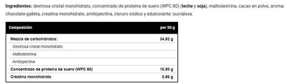 MONSTER GAINER 2200 1,5 Kg CHOCOLATE