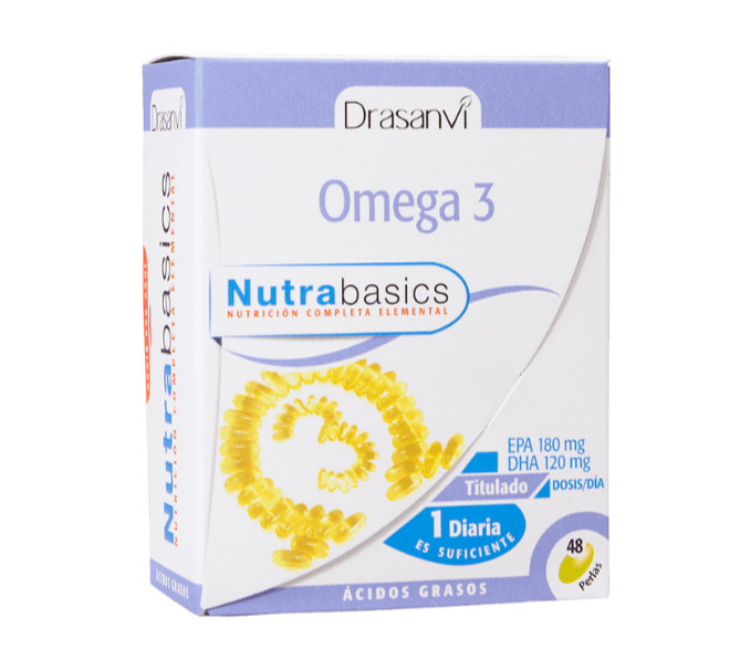 OMEGA 3 1000 mg 48 perlas NUTRABASICOS