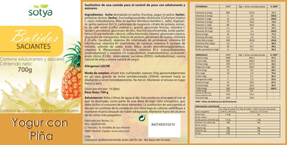 Batidos Saciantes en Diversos Sabores y Formatos