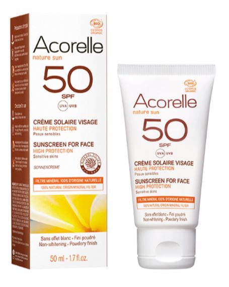 Crema Solar Facial SPF50 - ACORELLE