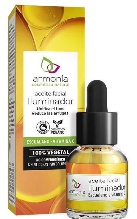 Aceite facial iluminador con Vitamina C y Escualeno 15 ml - Armonia