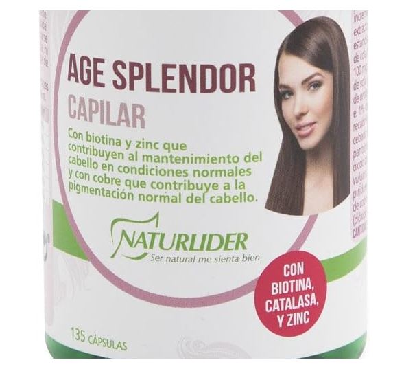 AGE SPLENDOR CAPILAR CATALASA CANABLOCK 135 Vcaps