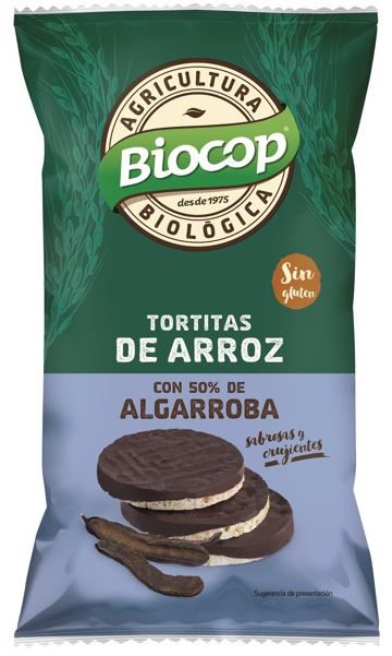 Tortitas de Arroz con Cobertura de Algarroba - 100g