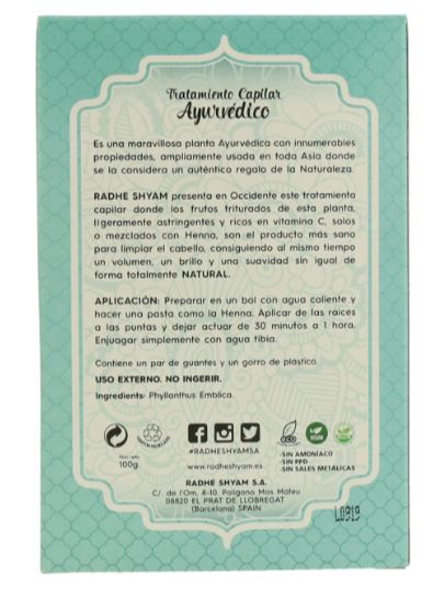 AMLA TRATAMIENTO CAPILAR AYURVEDICO 100 g