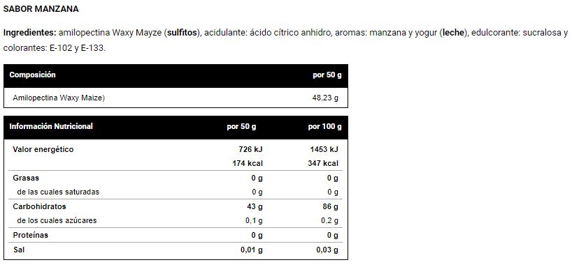 AMYLOPECTIN 2 kg Varios Sabores