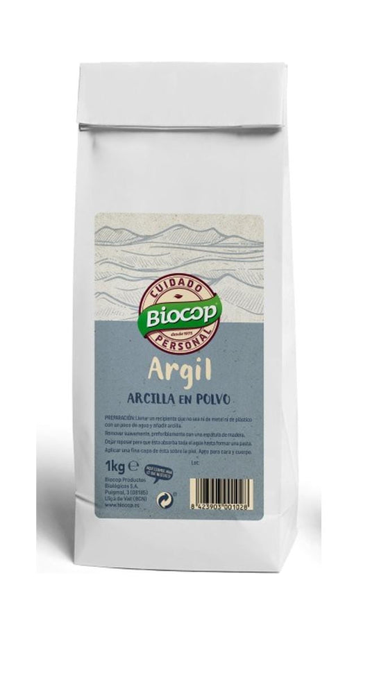 Arcilla Blanca Argil Biocop - 1 kg - 100 g