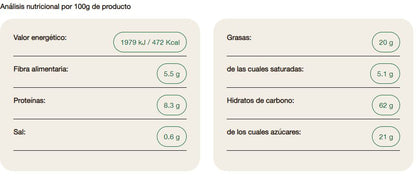 Galletas de Copos de Avena Integral con Chips de Chocolate - 250 g