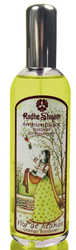 AMBIENTADOR FLOR DE AZAHAR LÍQUIDO NATURAL  – RADHE SHYAM - 100 ml