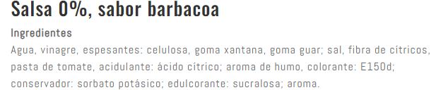 Salsas 0%: Curry, César y Barbacoa