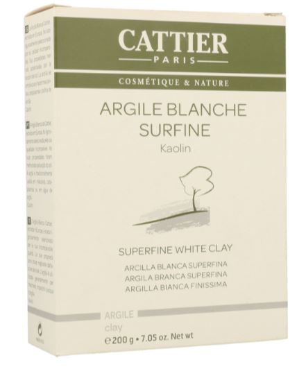 Arcilla Blanca Extrafina en Polvo, 200 g - Cattier