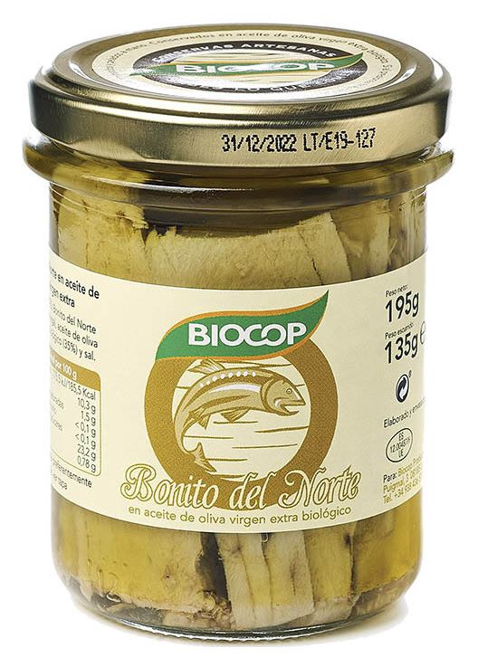 Filetes de bonito del norte en aceite de oliva virgen extra - 195 g