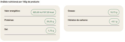 Filetes de caballa en aceite de oliva virgen extra biológico - 195 g