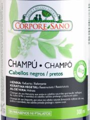 CHAMPU HENNA 300 ml CABELLOS NEGROS BIO