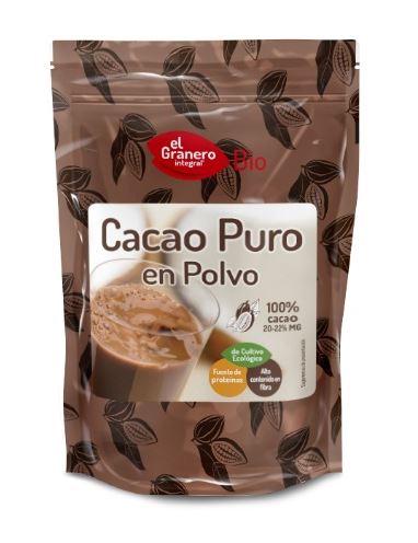 CACAO EN POLVO 20-22% MATERIA GRASA BIO 250 g