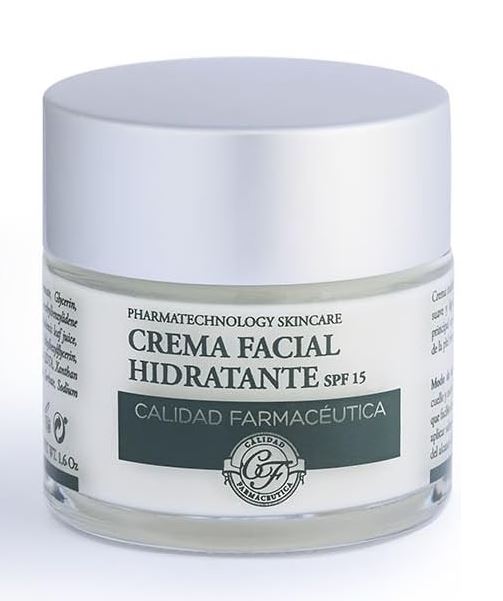 Crema Facial Hidratante SPF15 50 ml de Calidad Farmacéutica CF