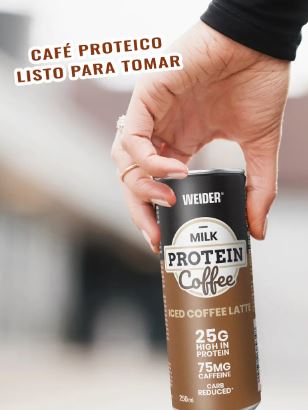 Weider Milk Protein Coffee con 25g de Proteína Láctea y Sabor a Café Helado