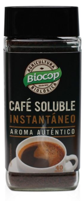 Café Soluble Instantáneo Biocop 100g - Mezcla Arábica y Robusta de Agricultura Biológica