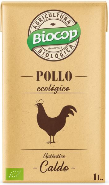 Caldo Ecológico de Pollo Auténtico Biocop 1 litro