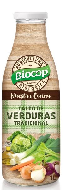 Caldo de Verduras Tradicional Biológico - Listo para Consumir - 1 litro