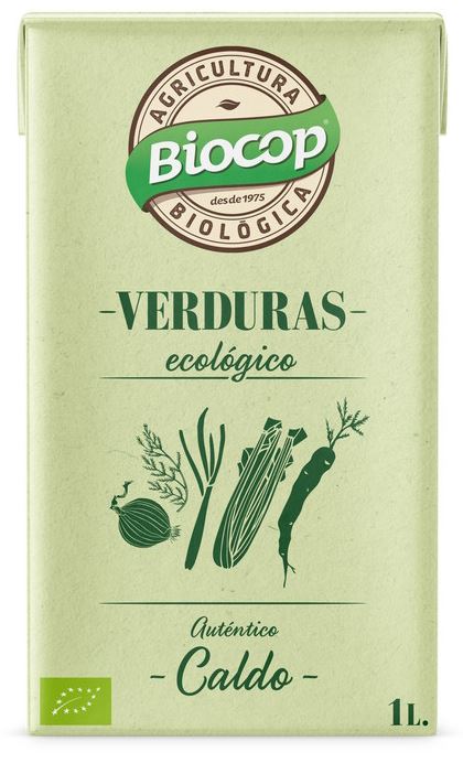 Caldo Ecológico Auténtico de Verduras Biocop - 1 litro