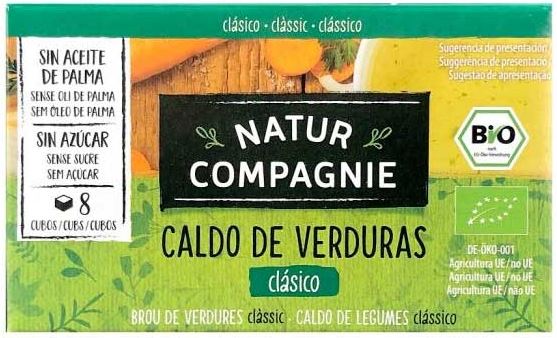 Caldo Vegetal en Pastillas BIO Sin azúcar - 88 g