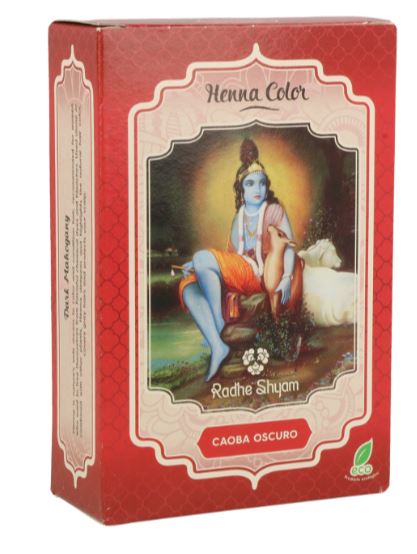 HENNA CAOBA OSCURO POLVO RADHE 100 GR