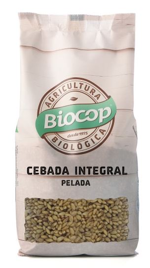 Cebada Integral Pelada Biológica - Ideal para Cocinar o Consumir como Bebida Refrescante - 500 g