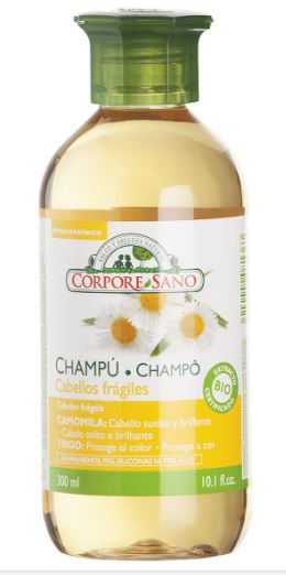 CHAMPU CAMOMILA RUBIOS FRAGILES 300 ml BIO