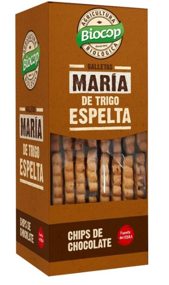 Galleta María de Trigo Espelta con Chips de Chocolate Biocop 177g