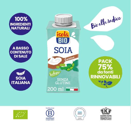 Crema Vegetal para Cocinar de Soja - 200ml