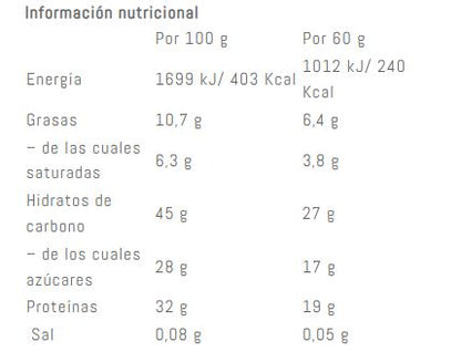 CAJA 12 UD. 32% PROTEIN BAR 60 g Varios Sabores