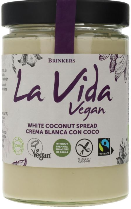 Crema Blanca con Coco Vegana Sin Gluten 270 g